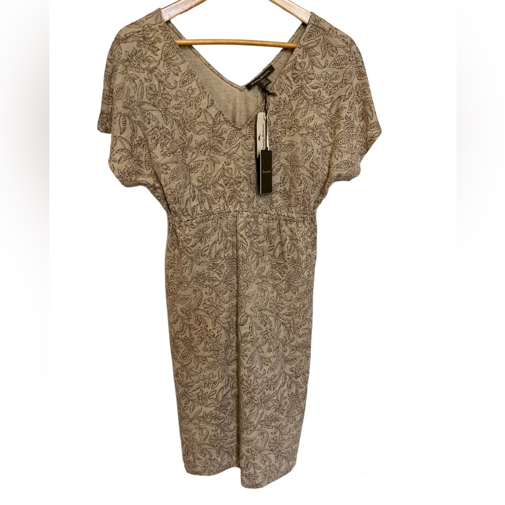 NWT 100% Linen Tommy Bahama Floral Print Dress Sz S